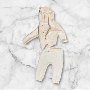 Kids cream colored two piece